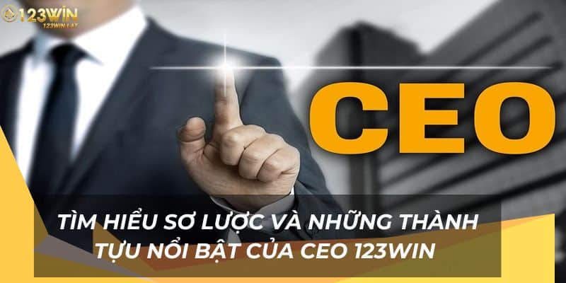 Tìm hiểu sơ lược và những thành tựu nổi bật của Ceo 123Win 