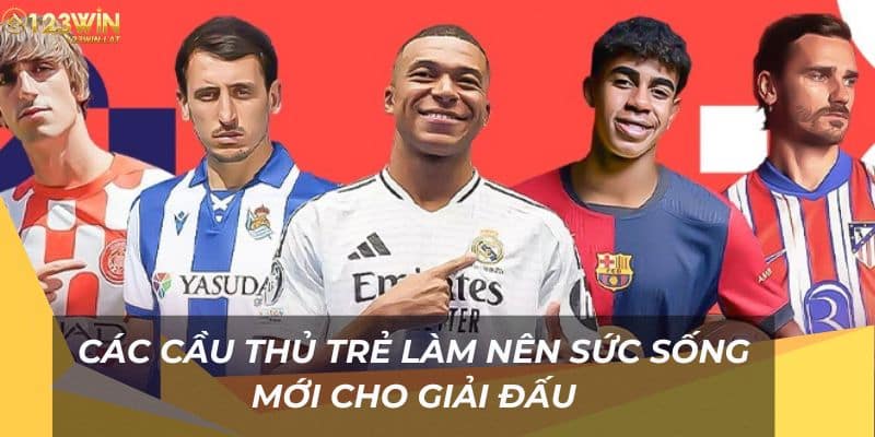 Các cầu thủ trẻ làm nên sức sống mới cho giải đấu