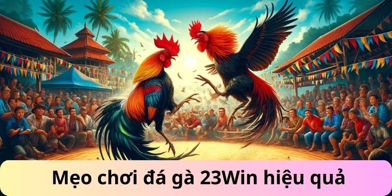 Mẹo chơi đá gà 23win hiệu quả